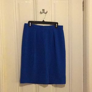 J Crew Asymmetrical Pencil Skirt with front slit